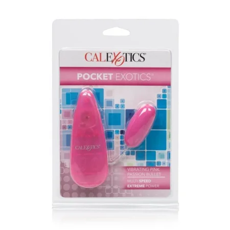 BALA POCKET EXOTICS VIBRATING PINK PASSION BULLET