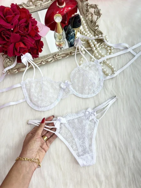 CONJUNTO LACINHO BLANCO