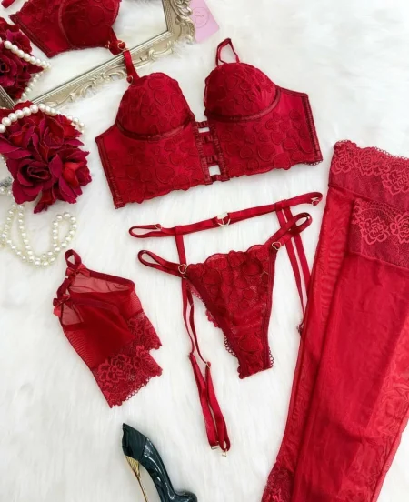 LINGERIE SEDUCCIÓN ROJO