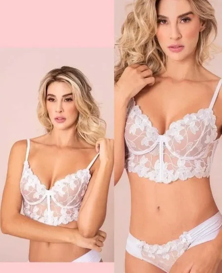 Conjunto Cropped Luxo - BLANCO