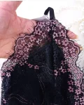 babydoll chantilly negro con rosa (1)