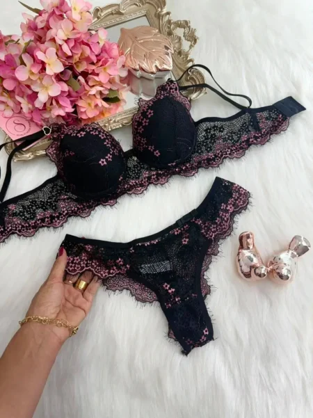 CONJUNTO COM BOJO BICOLOR CHANTILLY